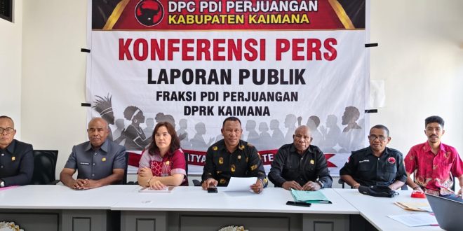 Fraksi PDI Perjuangan DPRK Kaimana Soroti Besaran Honorarium Pendamping Program SamiSaka