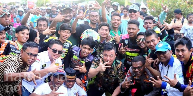 Kaimana Sukses Jadi Tuan Rumah Kejurnas Drag Bike Region 5 dan 6 Papua Barat