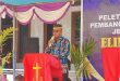 Wabup Hasbulla Letak Batu Pertama Pembangunan Gereja Jemaat GPI Elim Kali Sukun