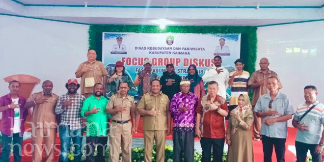 Disbudpar Kaimana Gelar FGD Fasilitasi Mitra Strategis Pembangunan Pariwisata