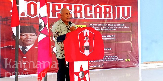 Ketua DPRK Kaimana Sampaikan 3 Pesan Ini di Pembukaan Konfercab IV GMNI Kaimana