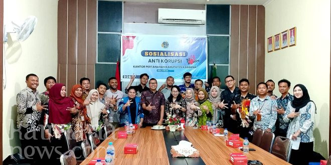Kantor Pertanahan Kaimana Gandeng Kejaksaan Negeri Gelar Sosialisasi Anti Korupsi