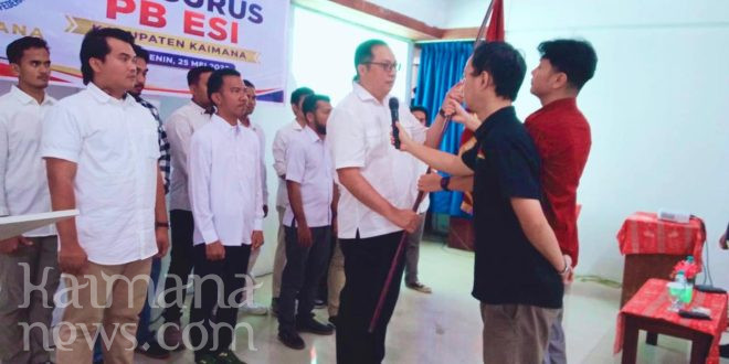 Pengurus Cabor Esport Kabupaten Kaimana Dilantik, Ronaldo Anggawijaya Jabat Ketum
