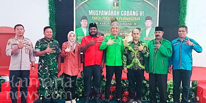Muscab VI DPC PPP Kaimana, Yehadi Alhamid Kembali Dipercayakan Jabat Ketua