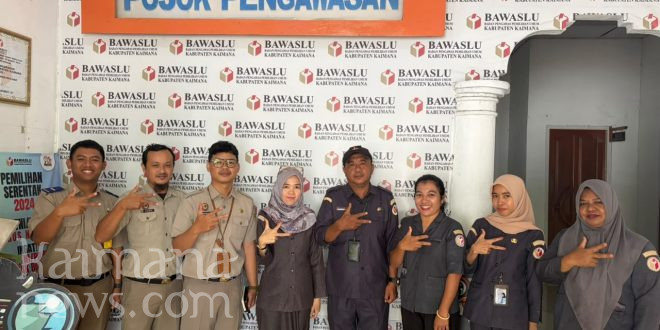 Kantah Kaimana Taptour ‘Sentuh Tanahku’ di Bapenda dan Bawaslu Kaimana