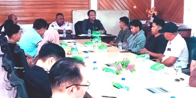Bertemu Distributor Pengguna Jasa Tol Laut, Disperindagkop Kaimana Ingatkan Cegah Disparitas Harga