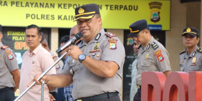 Wakapolres Kaimana Dorong Peningkatan Disiplin Personel dan Penataan Administrasi