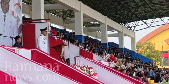 Dipimpin Bupati Hasan, Upacara HUT ke-81 Kemerdekaan RI di Kaimana Berlangsung Khidmat dan Lancar