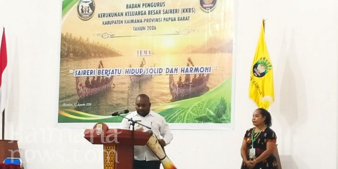 Wabup Isak Waryensi Buka Raker I Pengurus KKBS Kaimana