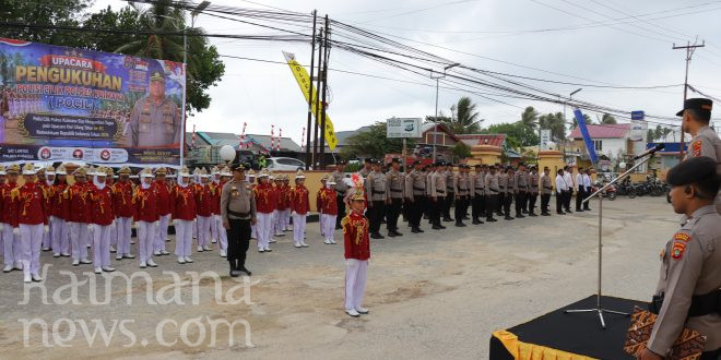 Polres Kaimana Gelar Upacara Pengukuhan Polisi Cilik, Kapolres: Jadilah Pelopor Disiplin    
