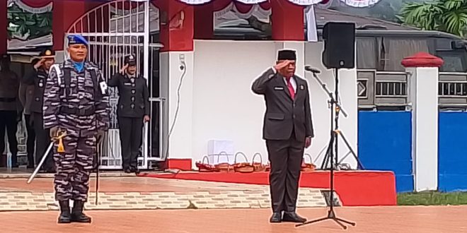 Ketua DPRK Kaimana Pimpin Upacara Ziarah Nasional HUT 81 RI di TMP Gunung Genova