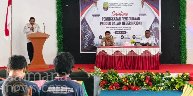 Tingkatkan Pemahaman, Dinas Perindagkop Kaimana Gelar Sosialisasi P3DN