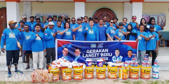 Gerakan Langit Biru Partai Demokrat Kaimana Sasar 3 Rumah Ibadah Jelang HUT ke-25