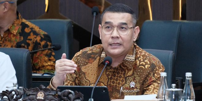 Wamen Ossy Rapat Kerja Bersama Baleg DPR RI Bahas Penyusunan RUU Reforma Agraria
