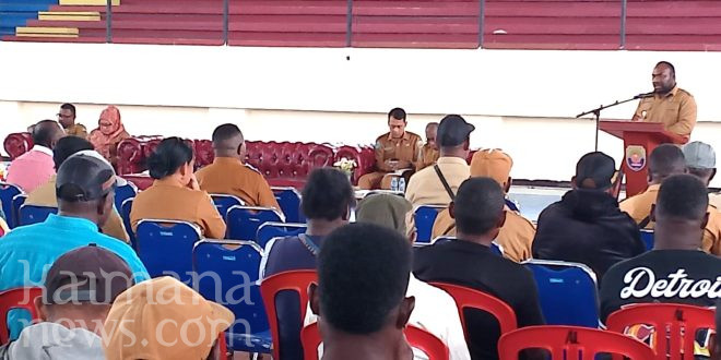 Wabup Isak Waryensi Tantang Pendamping Program Sami Saka Tunjukkan Kemampuan Kelola Anggaran  