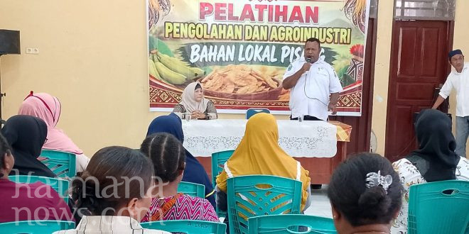 Dinas Perindagkop Kaimana Gelar Pelatihan Agroindustri Pengolahan Bahan Lokal Pisang