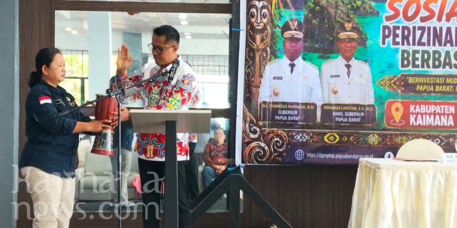 DPMPTSP Bapua Barat Sosialisasi Perizinan Berusaha Berbasis Risiko di Kaimana