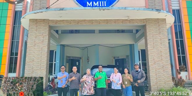 Kantah Kaimana dan BPN PB Sambangi Kantor Distrik Kaimana, Koordinasi Kegiatan Neraca Penatagunaan Tanah