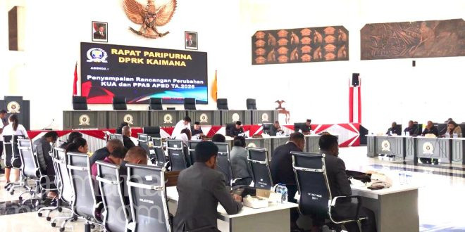 DPRK Kaimana Resmi Gelar Paripurna Penyampaian Perubahan KUA-PPAS APBD 2026