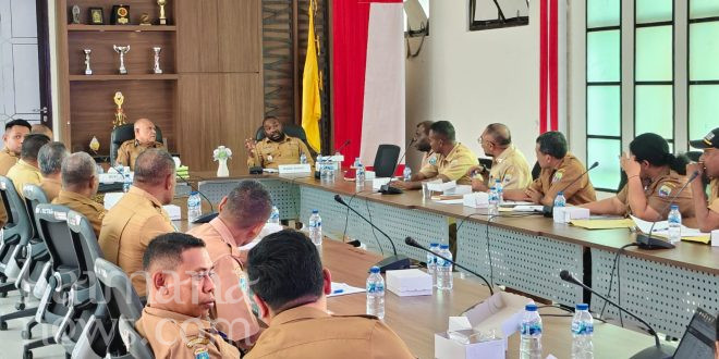 Pemkab Kaimana Gelar Rapat Tanggap Darurat Bencana Karhutla di Kensi dan Eregara