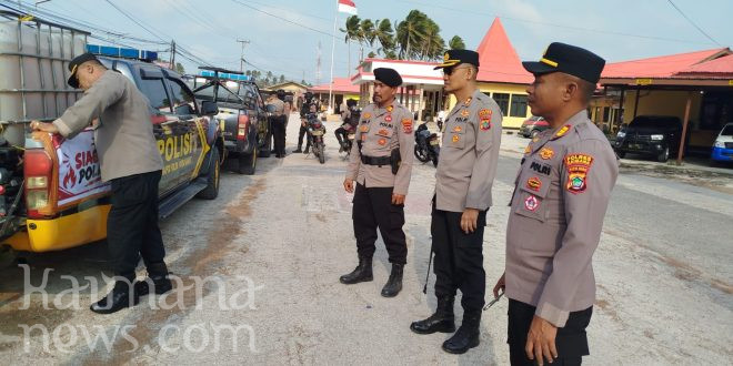 Satuan Samapta Polres Kaimana Berinovasi, Mobil Dinas Dimodifikasi Jadi Damkarhutla
