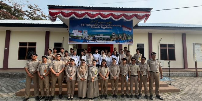 Kantor Pertanahan Kabupaten Kaimana Gelar Upacara Peringatan HANTARU ke-66