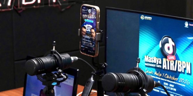 MasNya ATR/BPN Meluncur, Masyarakat Bisa Tanya Layanan Pertanahan Lewat Live TikTok