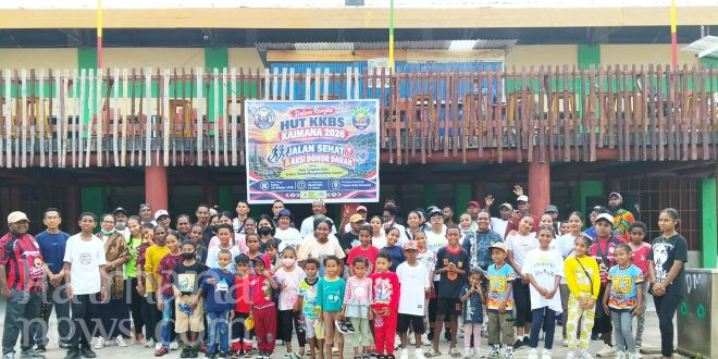 KKBS Kaimana Gelar Jalan Santai dan Aksi Donor Darah Sambut HUT ke-54