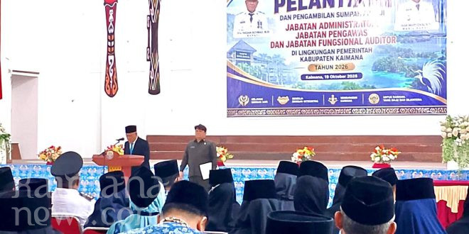 Bupati Kaimana: Penataan Birokrasi Berlanjut, Pelantikan Tahap Kedua Dalam Waktu Dekat