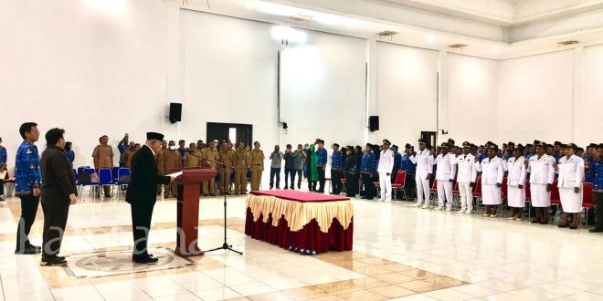 Lantik 223 Pejabat, Bupati Hasan: Berikan Karya Terbaik Bagi Kabupaten Kaimana