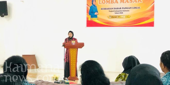 TP-PKK Kaimana Gelar Lomba Masak Berbahan Dasar Pangan Lokal Libatkan PKK Distrik